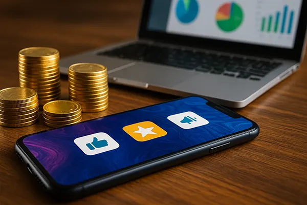 Reklam ve token kazancı