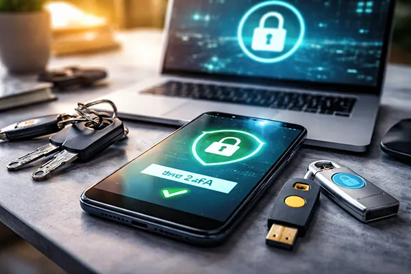 Two-factor authentication screen