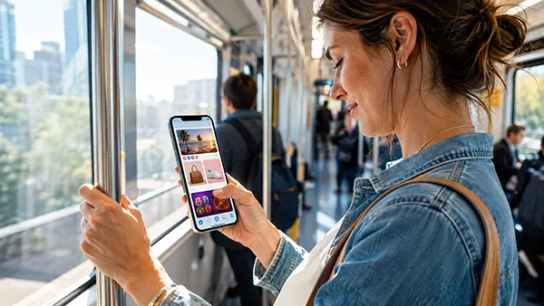 Mobile website controls