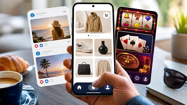 Mobile website controls